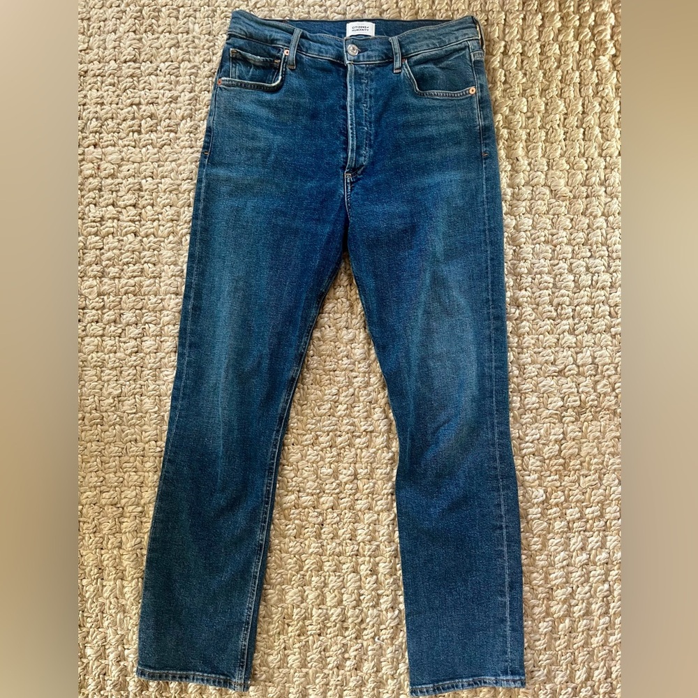Like New Citizens of Humanity Charlotte High Rise Straight Jeans